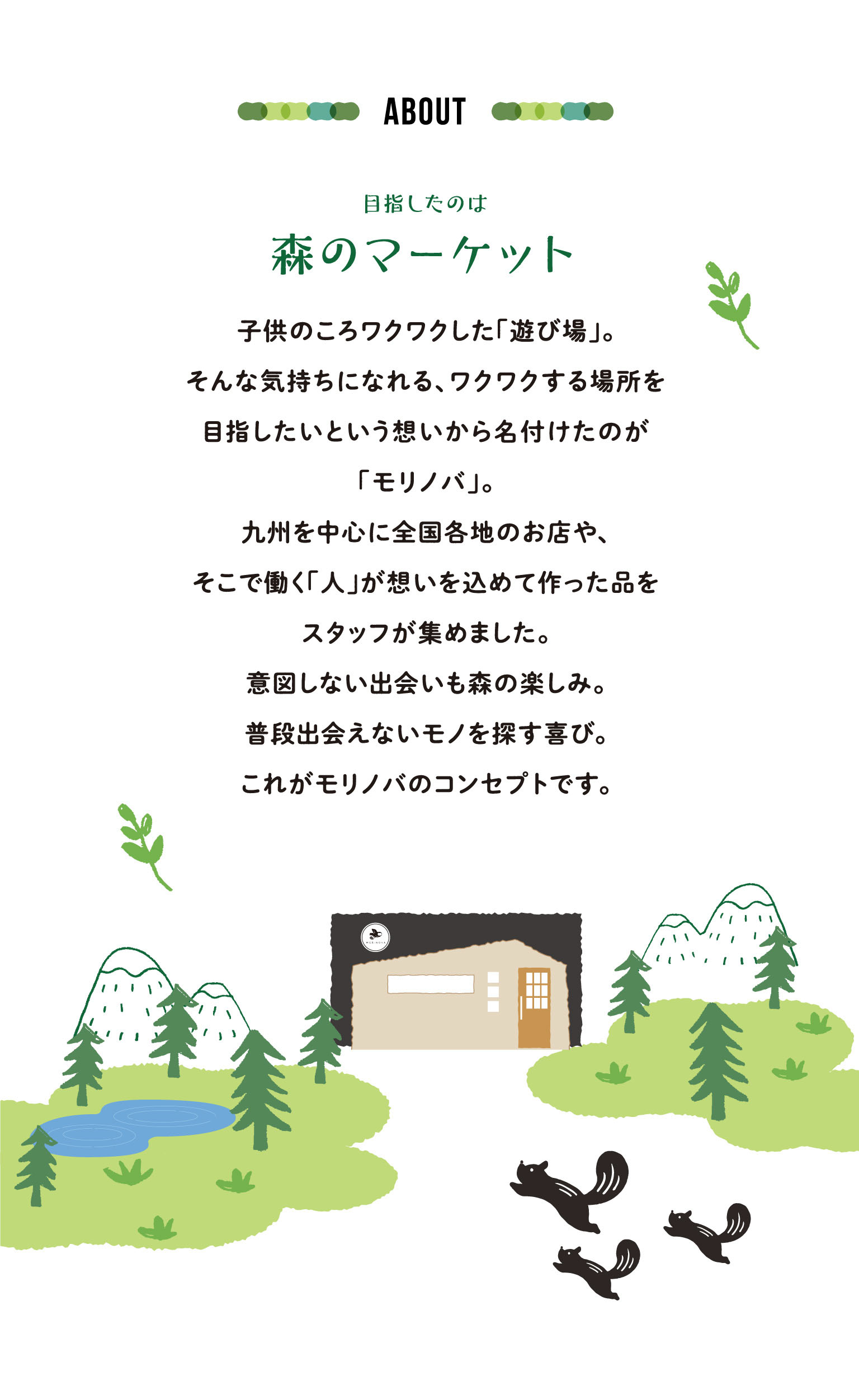 森のマーケット